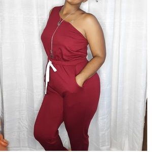 One shoulder jumpsuit NWT